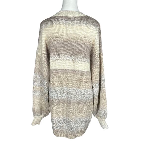 SHOW ME YOUR MUMU Tunic Small Ombre Brown Timmy Crew Oversized ‎ Cute Cozy - Picture 5 of 9